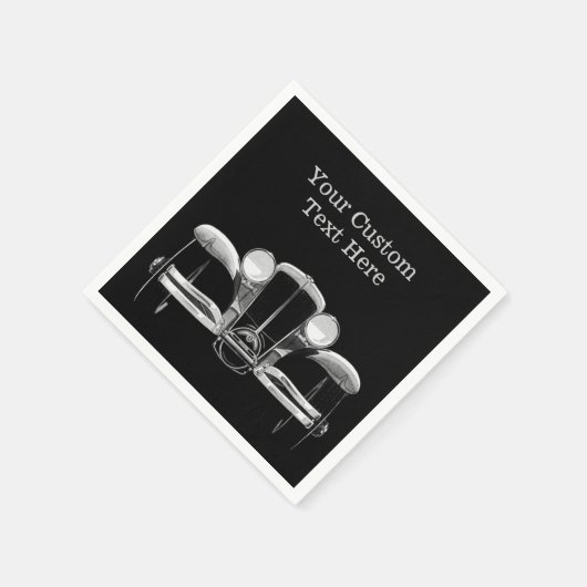 Papierservietten aus Vintage (Ecke)