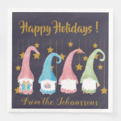 Papierservietten der schwedischen Gnome (Vorderseite)