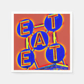 Papierservietten essen (Vorderseite)