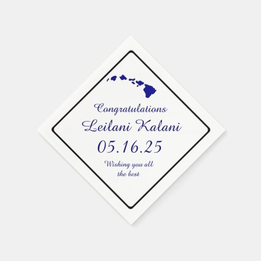 Papierservietten für Abschlüsse (Ecke)