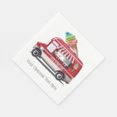 Papierservietten für Eis (Ecke)