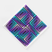 Papierservietten für geometrische Rechtecke (Ecke)