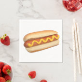 Papierservietten für "Hot Dog" (Beispiel)