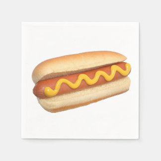Papierservietten für "Hot Dog"