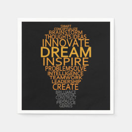 Papierservietten für Inspirationslampen