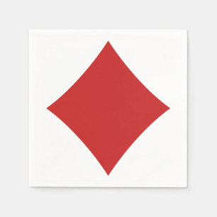 Papierservietten für Kartenspieler - Diamant