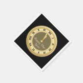 Papierservietten für Neujahrsferien (Ecke)