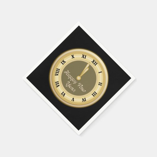 Papierservietten für Neujahrsferien (Ecke)