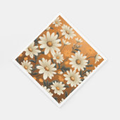 Papierservietten für niedliche Blume (Ecke)