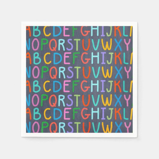 Papierservietten für Party in der Schulkartine (Vorderseite)