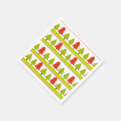 Papierservietten für Weihnachtsbaum (Ecke)