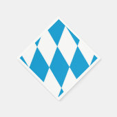 Papierservietten mit bayerischer Flagge (Ecke)
