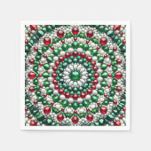 Papierservietten mit italienischem Farbdesign (Vorderseite)