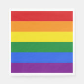Papierservietten mit Rainbow-Flag (Vorderseite)