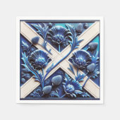 Papierservietten mit Scottish Thistles Design (Vorderseite)