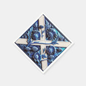 Papierservietten mit Scottish Thistles Design (Ecke)