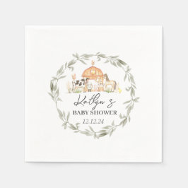 Papierservietten, Servietten von Nutztieren