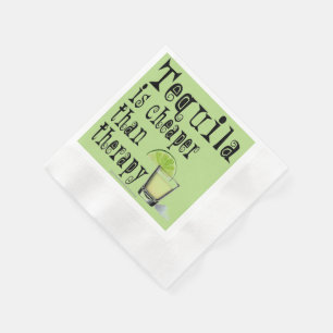 PAPIERservietten - TEQUILA, BILLIGER ALS THERAPIE