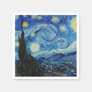 Papierservietten: VAN GOGH: STARRY NIGHT Serviette