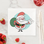Papierservietten vom Weihnachtsmann (Beispiel)