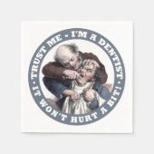 Papierservietten von DENTIST Spaß (Vorderseite)