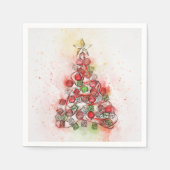 Papierservietten. Weihnachten. Serviette (Vorderseite)