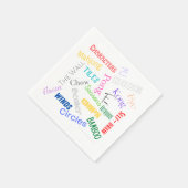 Papierservietten zum Thema Mahjong (Ecke)