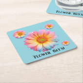 Papiersets (Flower Day's) Rechteckiger Pappuntersetzer (angewinkelt)