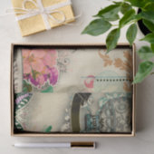 PapierShabby Chic, französisches Land, Vintag, Seidenpapier (Geschenk)