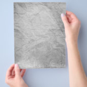 PAPIERSILVER GRAUEN WEISS DIGITALES TEM FLYER (Hand)