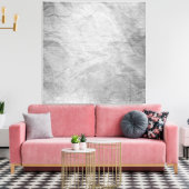 PAPIERSILVER GRAUEN WEISS DIGITALES TEM LEINWANDDRUCK (Insitu (Wohnzimmer))