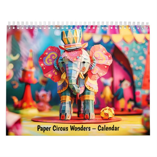 Papiersirkus-Wunder – Kalender (Titelbild)