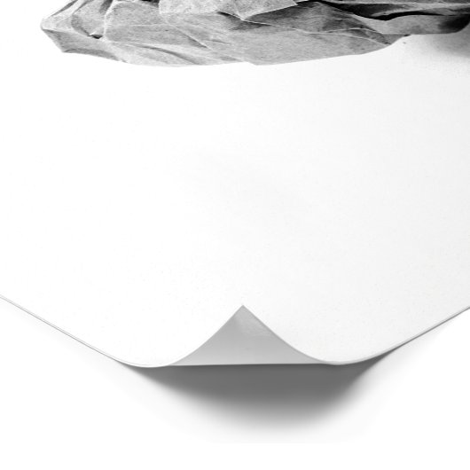 Papierskulptur Poster (Ecke)