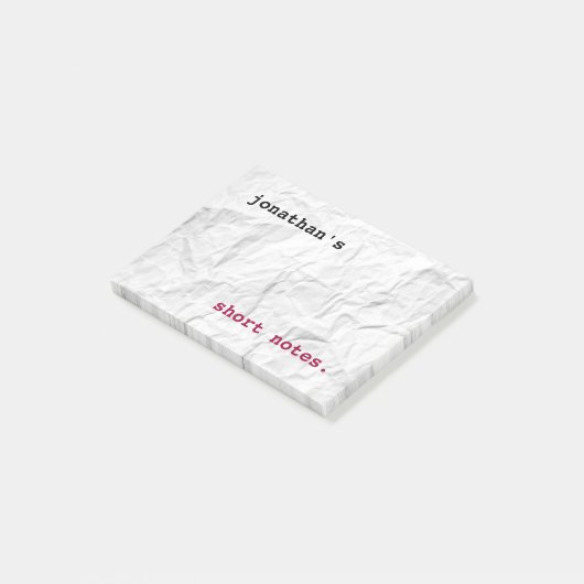 Papiersorte Post-it Klebezettel (angewinkelt)