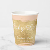 Papiersorten "Classic Gold/Pink" 8 oz. Pappbecher (Links)