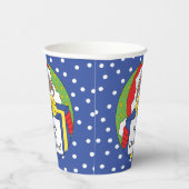 Papiersorten "Der Weihnachtsmann präsentiert" 8 oz Pappbecher (Rechts)