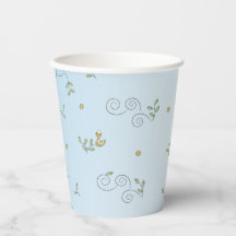 Papiersorten "Gold Birds/BLAUE" 8oz.