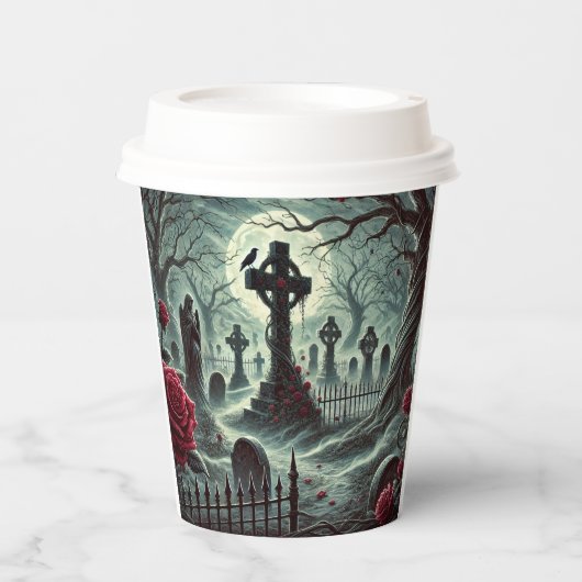 Papiersorten Größe: 8oz Paper Cup, Lid: Lid Pappbecher (Vorderseite)