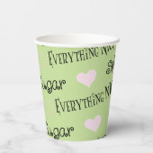 Papiersorten "Zucker und Gewürze" 8 oz. Pappbecher (Rückseite)