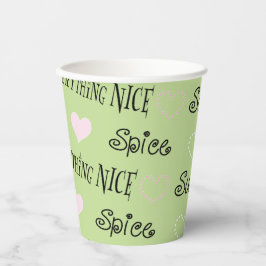 Papiersorten "Zucker und Gewürze" 8 oz. Pappbecher