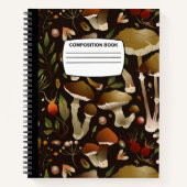 Papierspirale aus Mushroom Notizblock (Vorderseite)