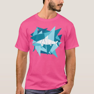 Papiersplitter Origami Ichthyosaurus T-Shirt