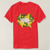 Papiersplitter Origami-Triceratops1 T-Shirt (Design vorne)
