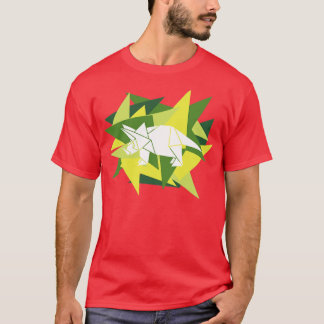 Papiersplitter Origami-Triceratops1 T-Shirt
