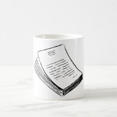 Papierstapel Kaffeetasse