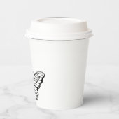 Papierstapelgröße: 8oz Paper Cup, Lid: Deckel Pappbecher (Links)