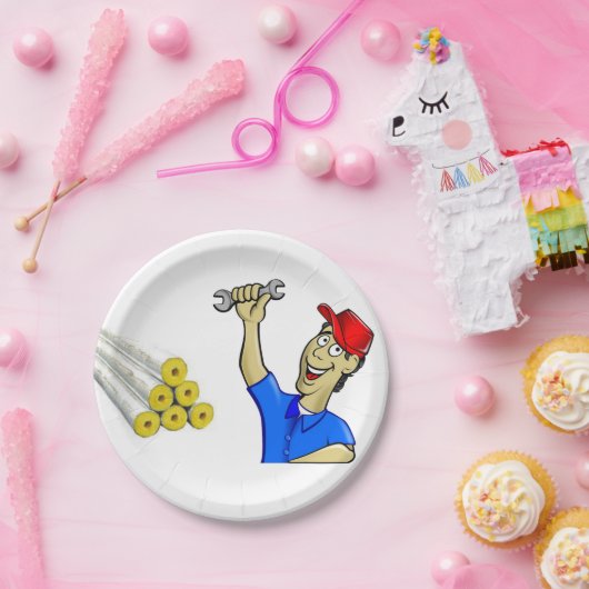 Papierstapler für Teller (Party)