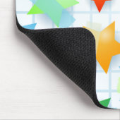 Papiersterne Mousepad (Ecke)