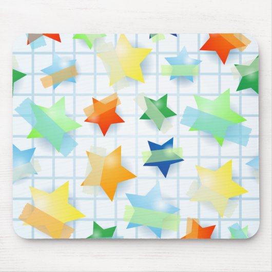 Papiersterne Mousepad (Vorne)