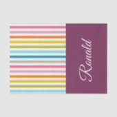 Papierstreifen aus Gewebe Burgundy Seidenpapier (Vorderseite)